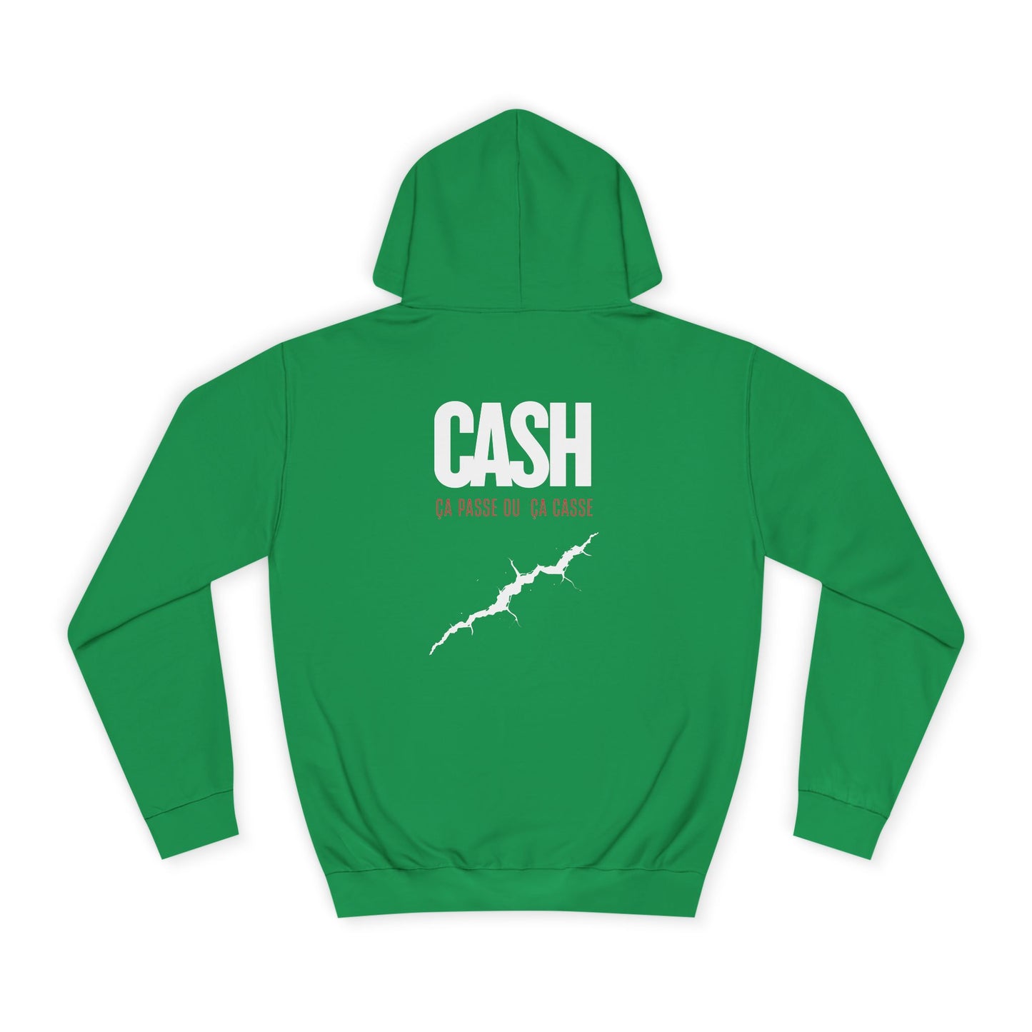 Sweat à capuche adolescent JEXPRIME - Cash, ça passe ou ça casse