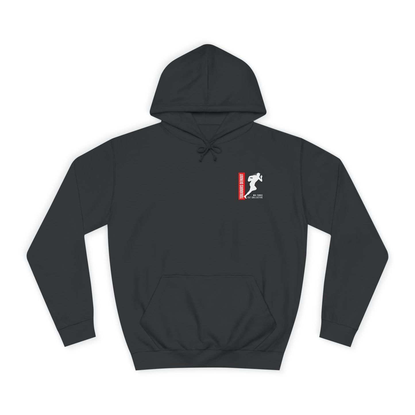 Sweat à capuche Homme JEXPRIME - Toujours debout, ma force est collective