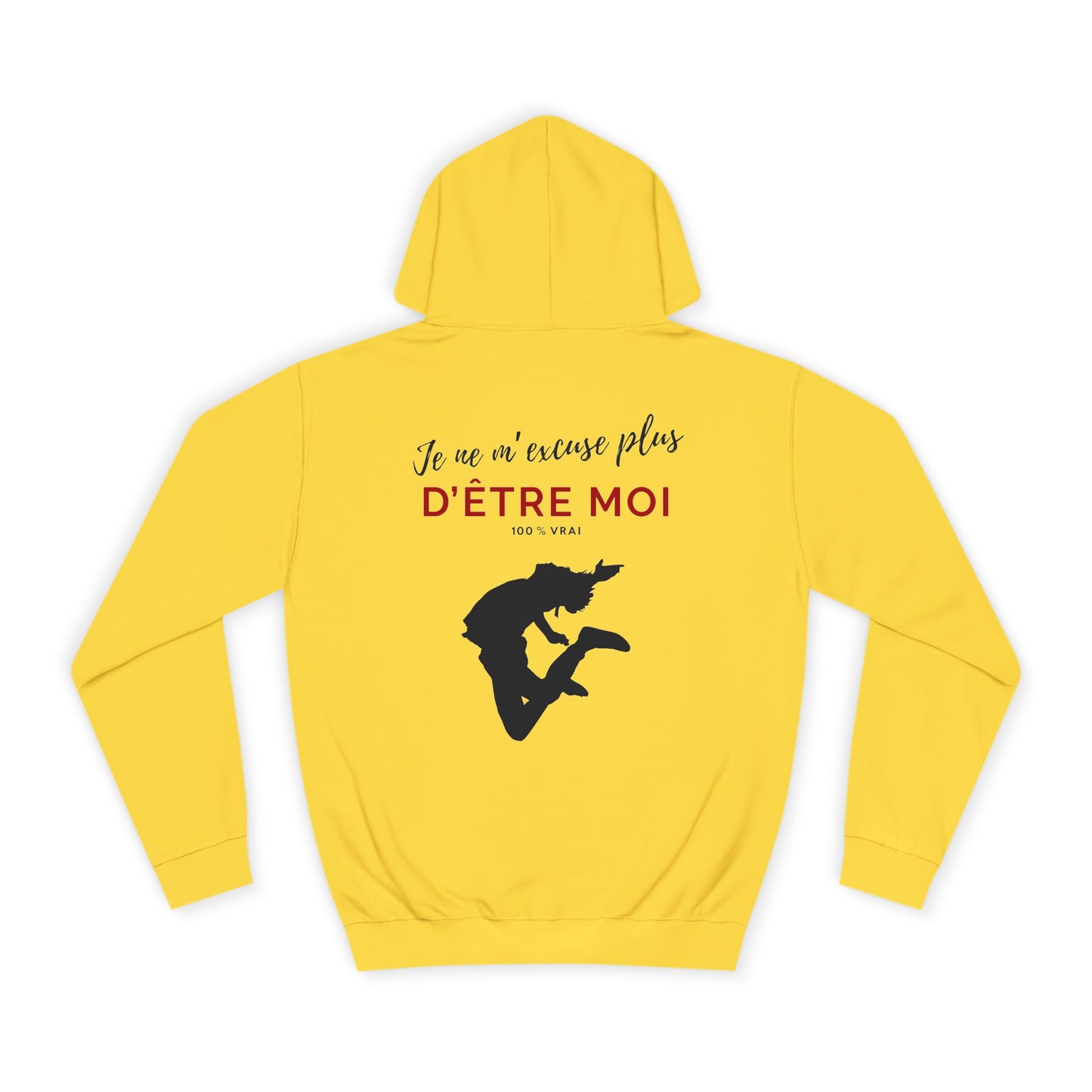 Sweat à capuche adolescent JEXPRIME - Je ne m'excuse plus d'être moi
