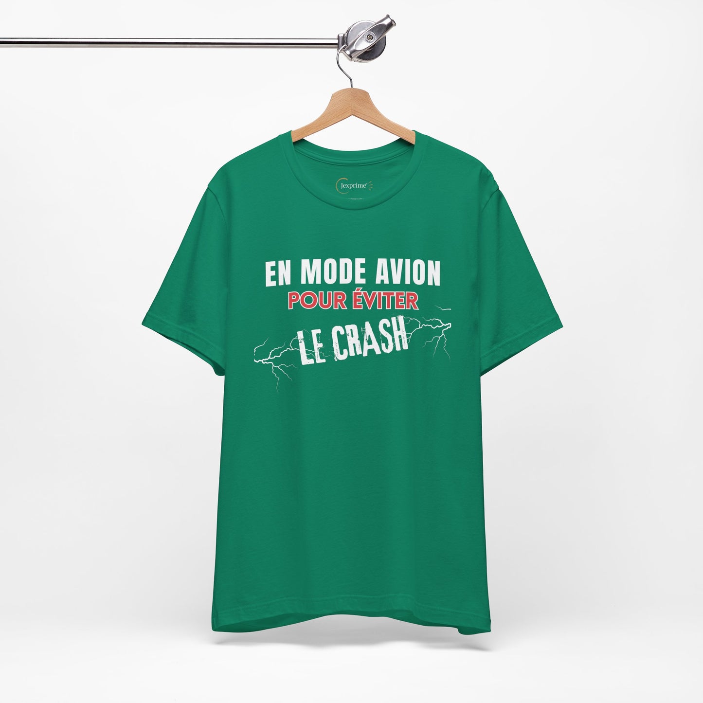 Teeshirt homme JEXPRIME - En mode avion pour éviter le crash