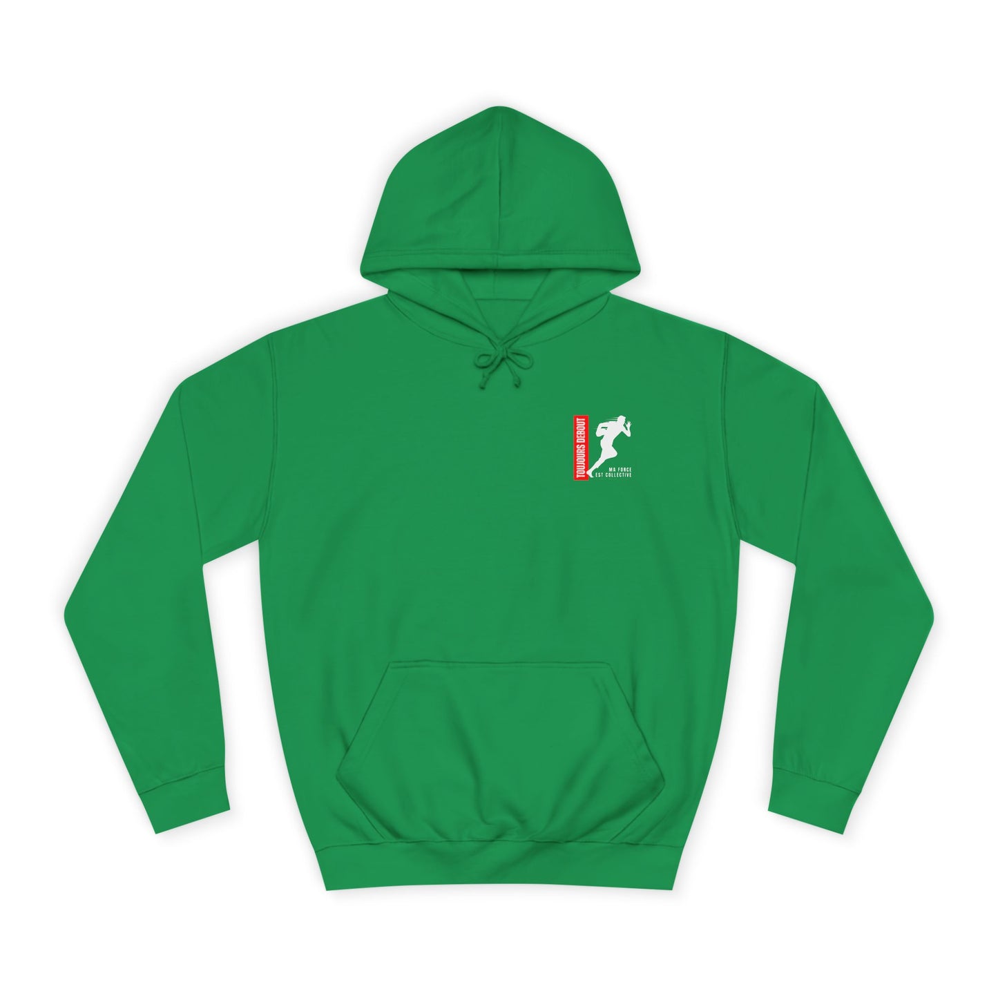 Sweat à capuche Homme JEXPRIME - Toujours debout, ma force est collective
