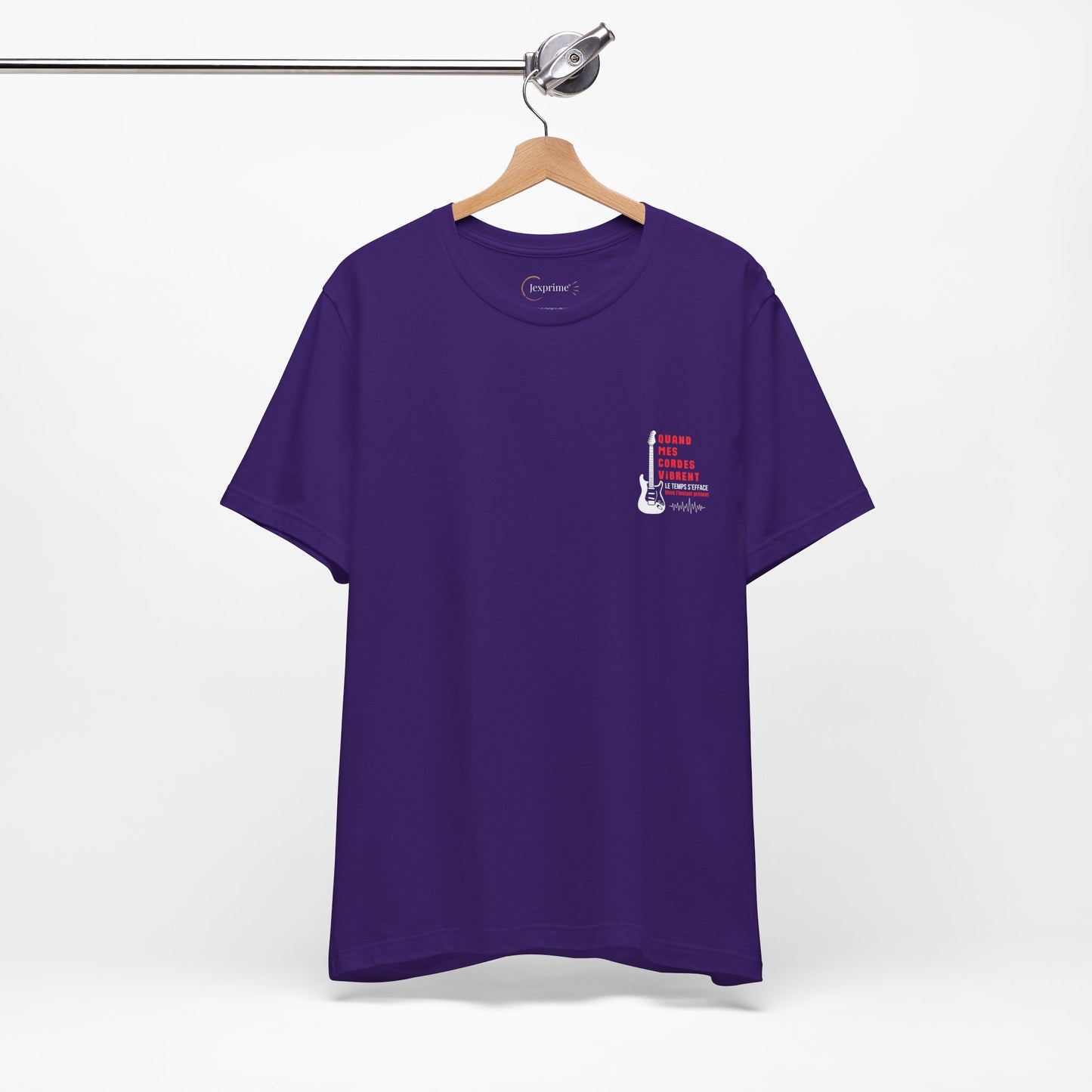 Teeshirt Homme JEXPRIME - Quand mes cordes vibrent, le temps s'efface