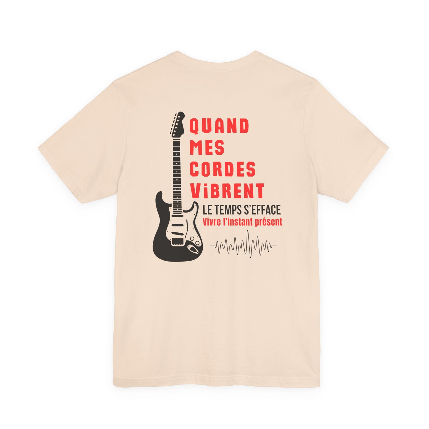 Teeshirt Homme JEXPRIME - Quand mes cordes vibrent, le temps s'efface