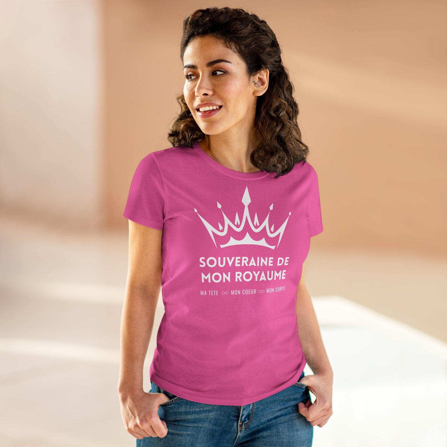 Teeshirt femme JEXPRIME - Souveraine de mon Royaume