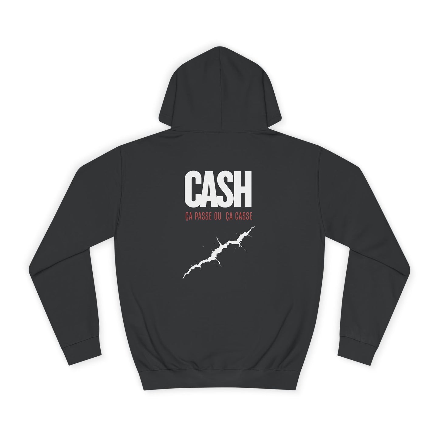 Sweat à capuche adolescent JEXPRIME - Cash, ça passe ou ça casse