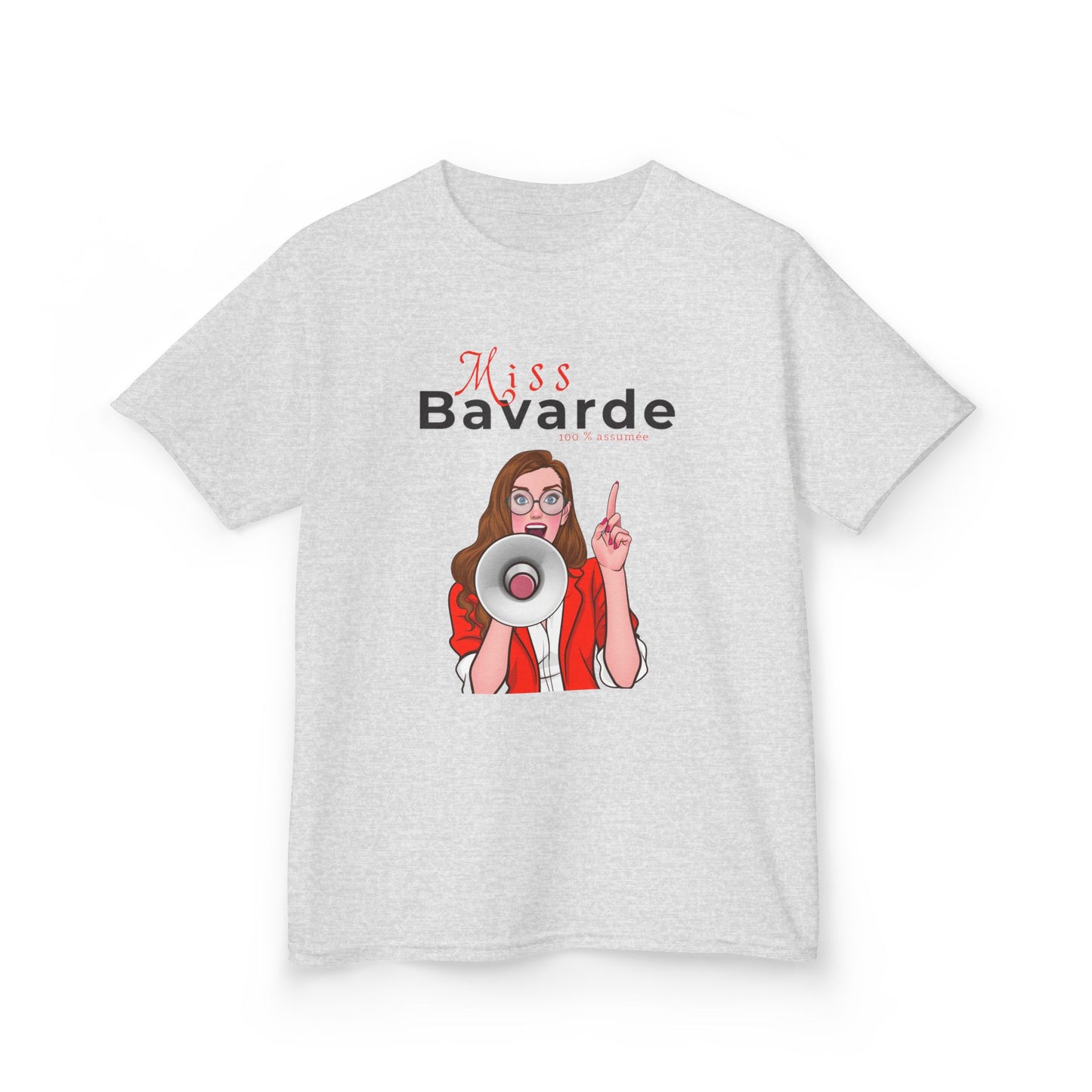 Teeshirt Fille JEXPRIME - Miss Bavarde 100 % assumée