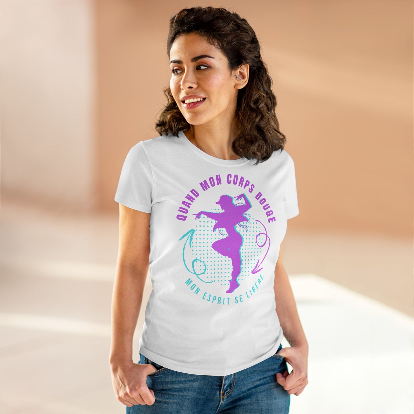 Teeshirt femme JEXPRIME - Quand mon corps bouge, mon esprit se libère