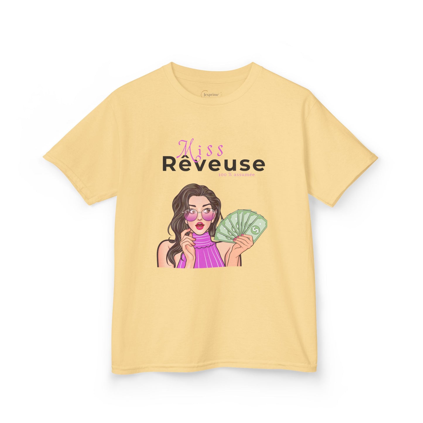 Teeshirt fille - Miss Rêveuse 100 % assumée