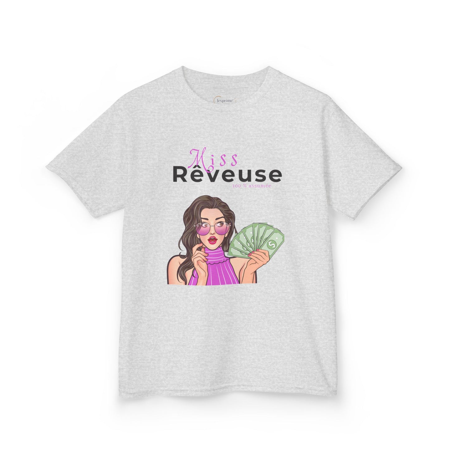 Teeshirt fille - Miss Rêveuse 100 % assumée