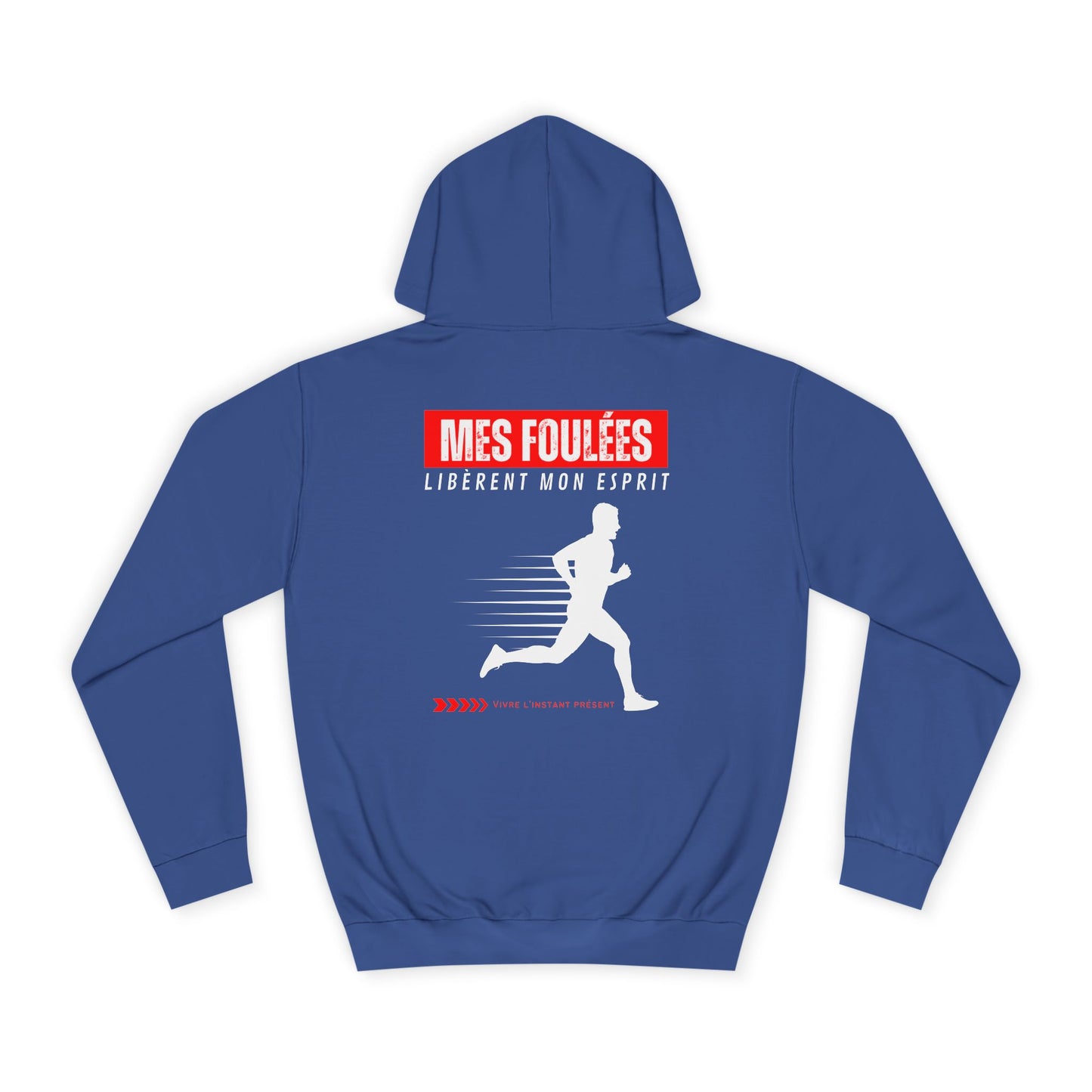 Sweat à capuche Homme JEXPRIME - Mes foulées libèrent mon esprit