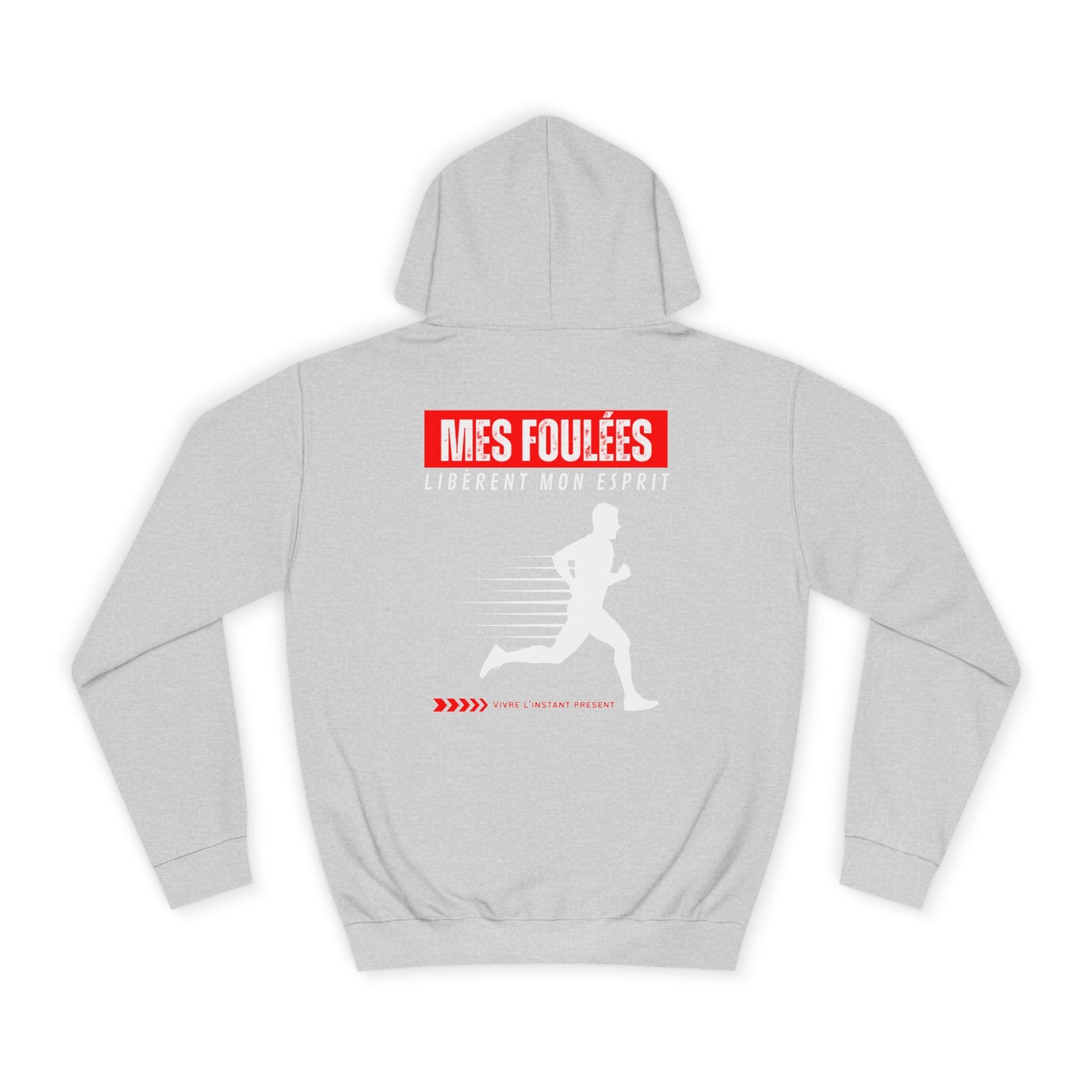 Sweat à capuche Homme JEXPRIME - Mes foulées libèrent mon esprit