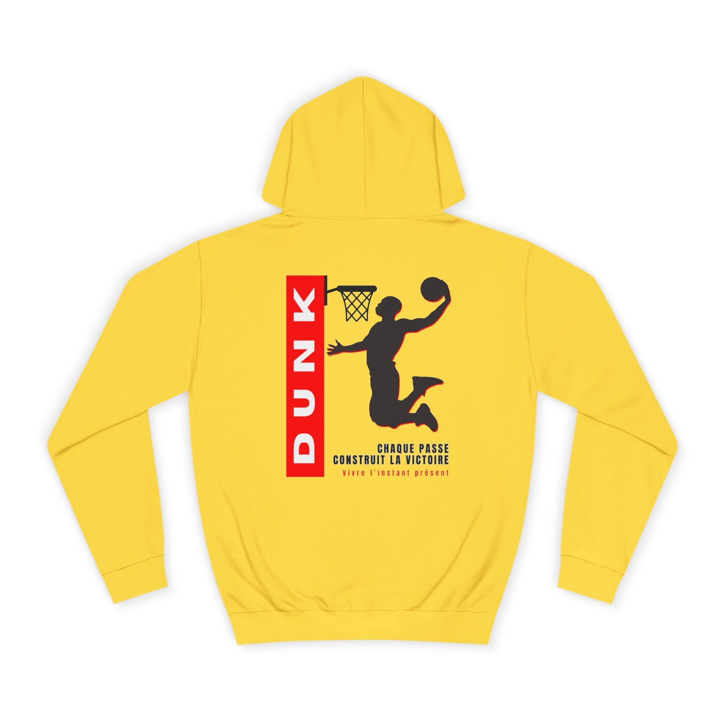 Sweat à capuche Homme JEXPRIME - Dunk, chaque passe contruit la victoire