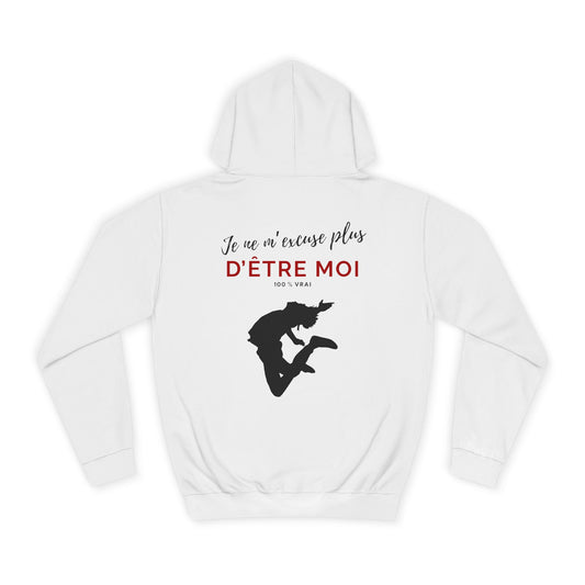 Sweat à capuche adolescent JEXPRIME - Je ne m'excuse plus d'être moi