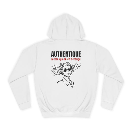 Sweat à capuche femme JEXPRIME - Authentique même quand ça dérange