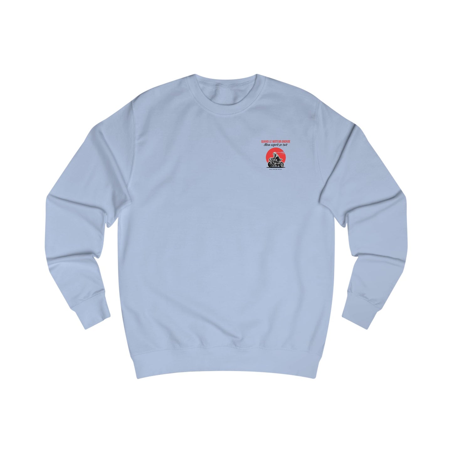 Sweat homme - Quand mon moteur gronde, mon esprit se tait