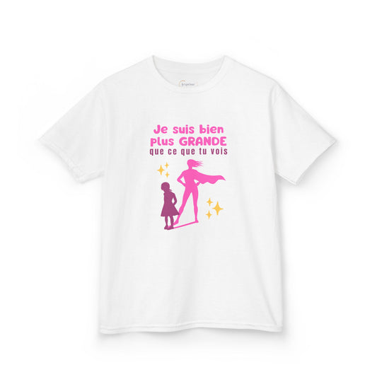 Teeshirt enfant JEXPRIME - Je suis plus grande que ce que tu vois