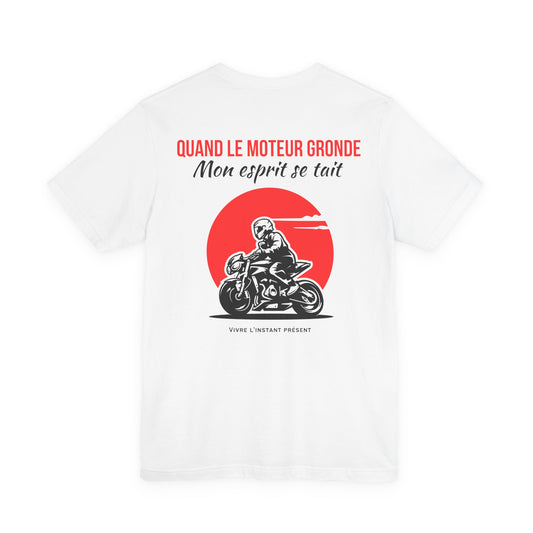Teeshirt homme JEXPRIME - Quand le moteur gronde, mon esprit se tait