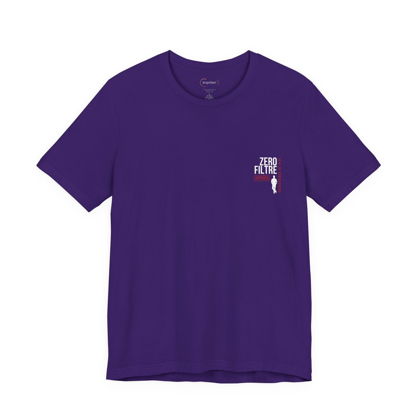 Teeshirt homme JEXPRIME - Zéro filtre, authentique et vrai