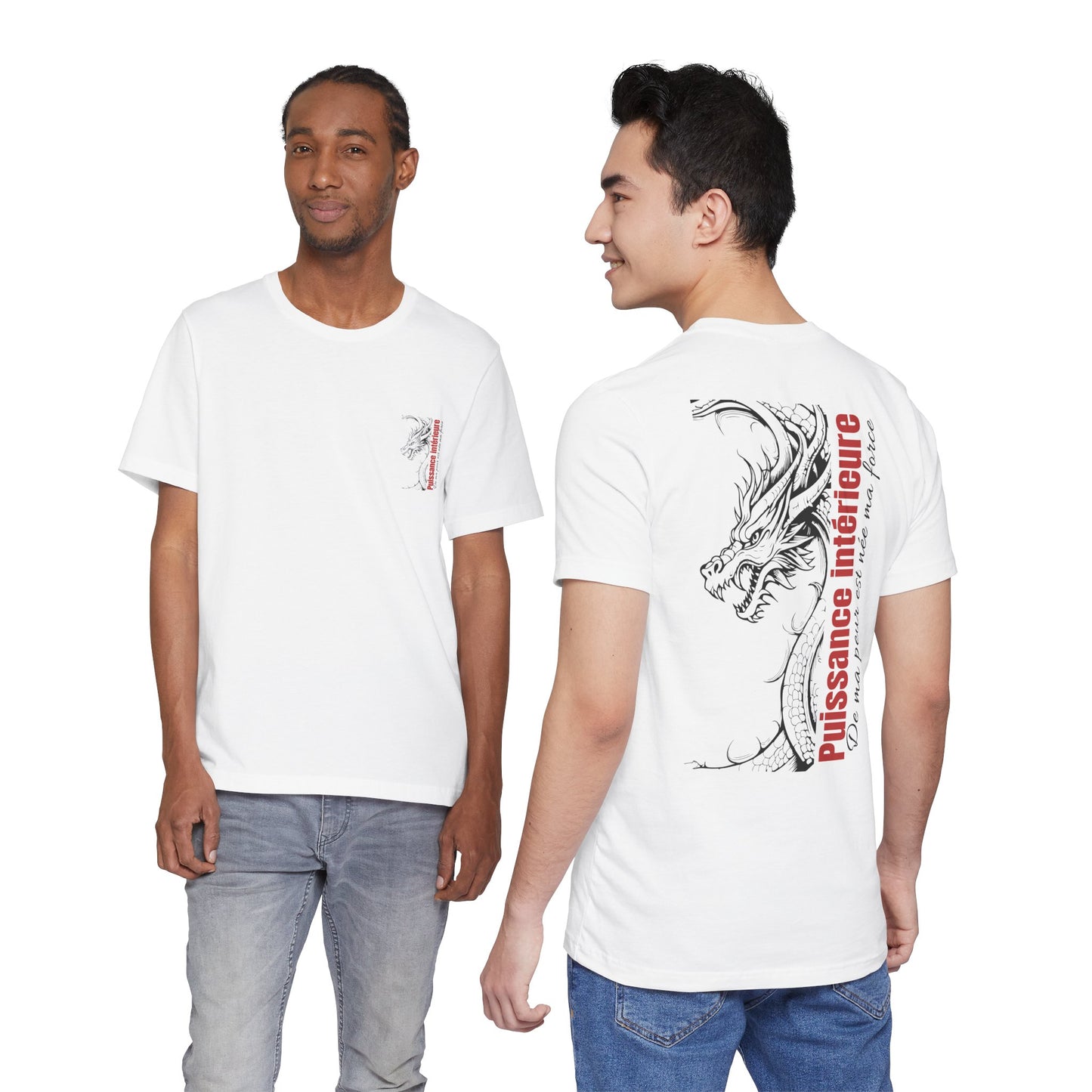 Teeshirt homme JEXPRIME - Puissance intérieure, de ma peur est née ma force