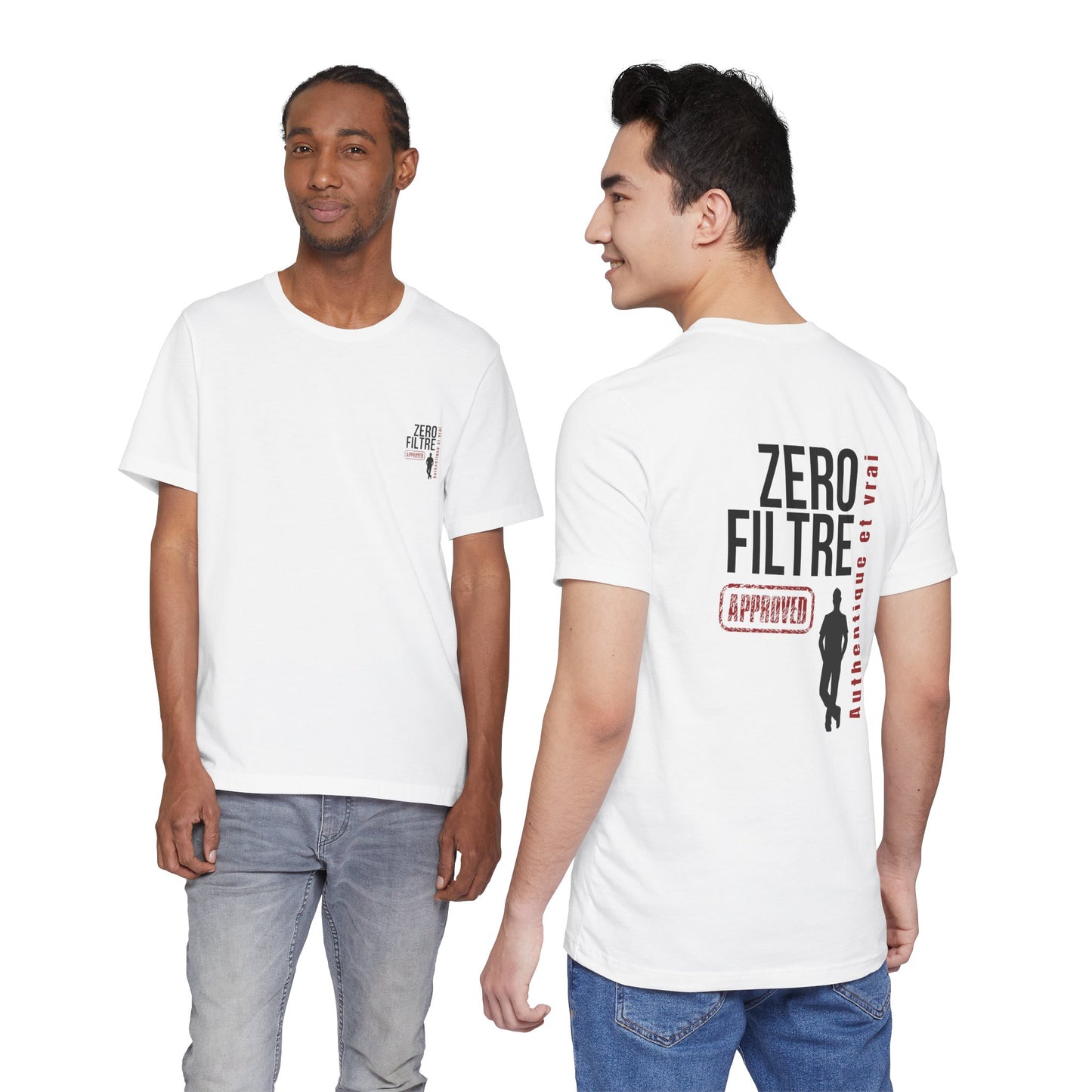 Teeshirt homme JEXPRIME - Zéro filtre, authentique et vrai