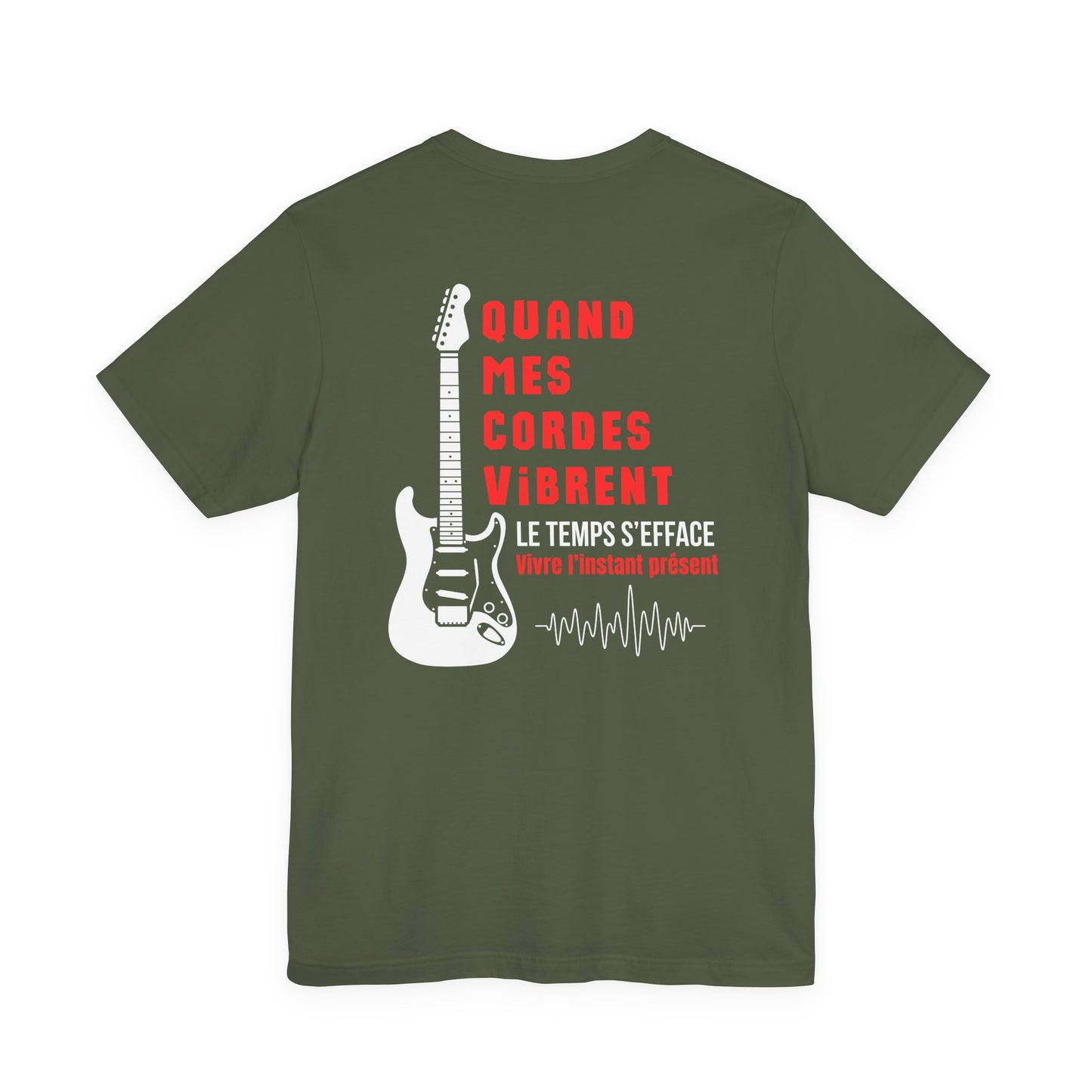 Teeshirt Homme JEXPRIME - Quand mes cordes vibrent, le temps s'efface