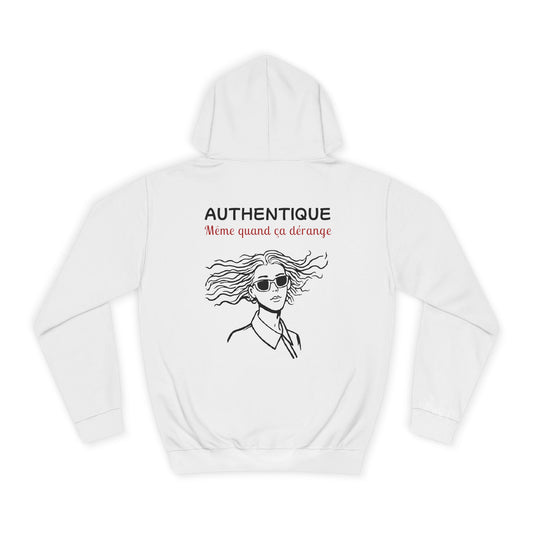 Sweat à capuche femme JEXPRIME - Authentique même quand ça dérange