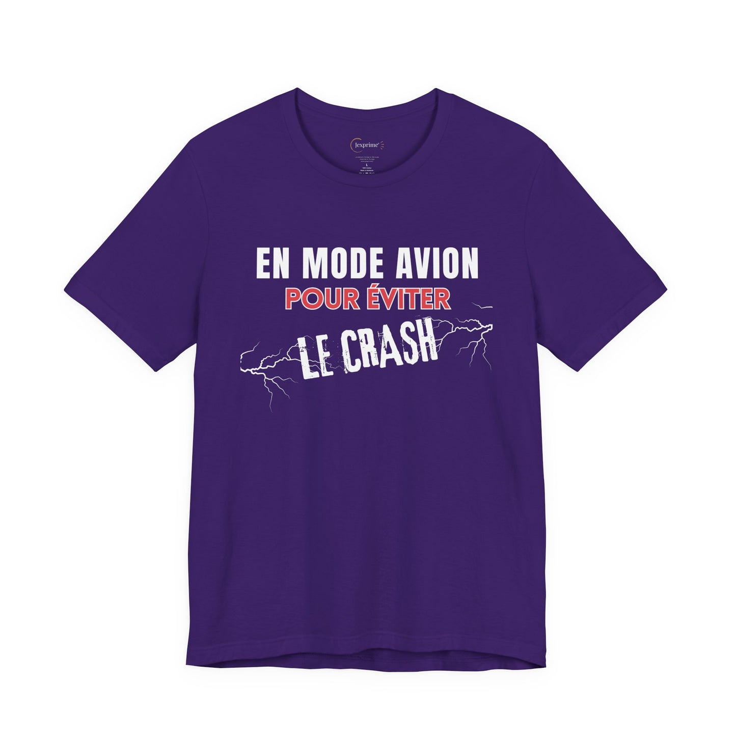 Teeshirt  homme JEXPRIME - En mode avion pour éviter le crash