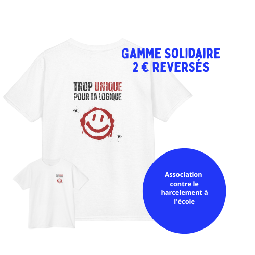 Teeshirt Adolescent - Trop Unique pour ta logique
