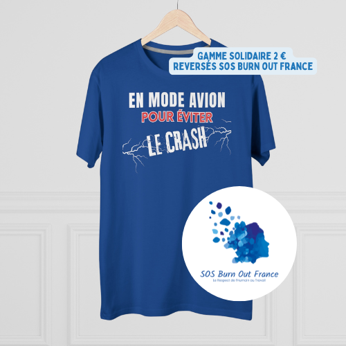 Teeshirt  homme JEXPRIME - En mode avion pour éviter le crash