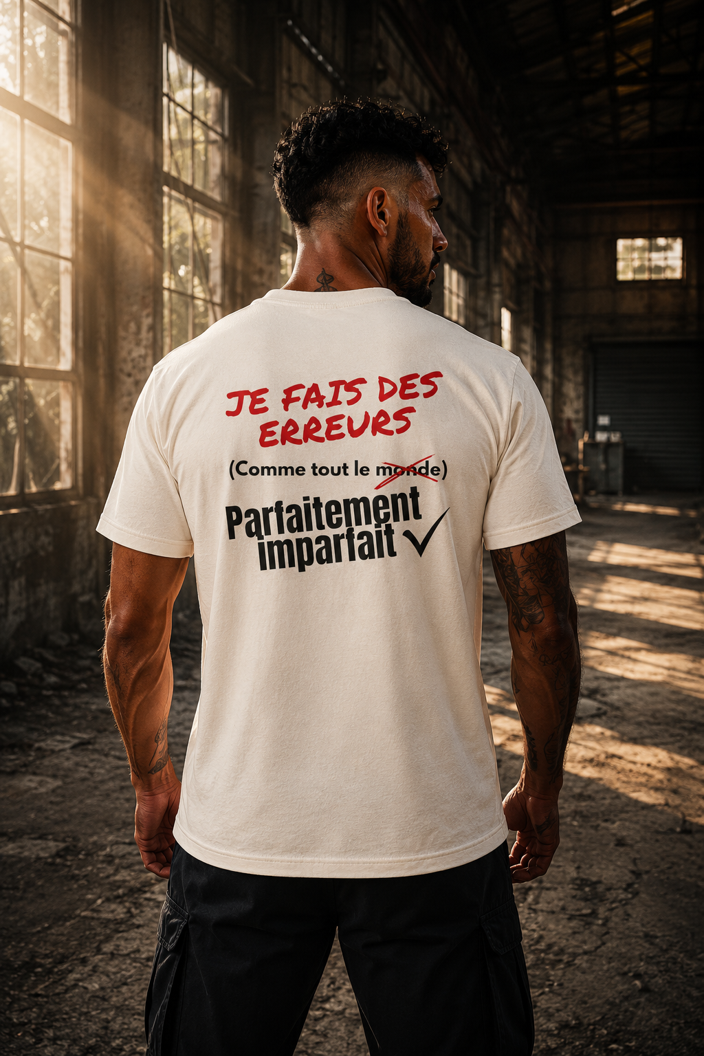 Tee-shirt Homme JEXPRIME – Je fais des erreurs (comme tout le monde) Parfaitement imparfait
