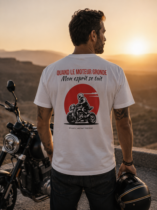 Teeshirt homme JEXPRIME - Quand le moteur gronde, mon esprit se tait