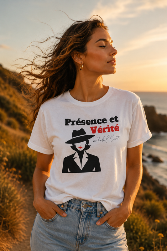 Teeshirt Femme JEXPRIME - La présence et la vérité m'habillent