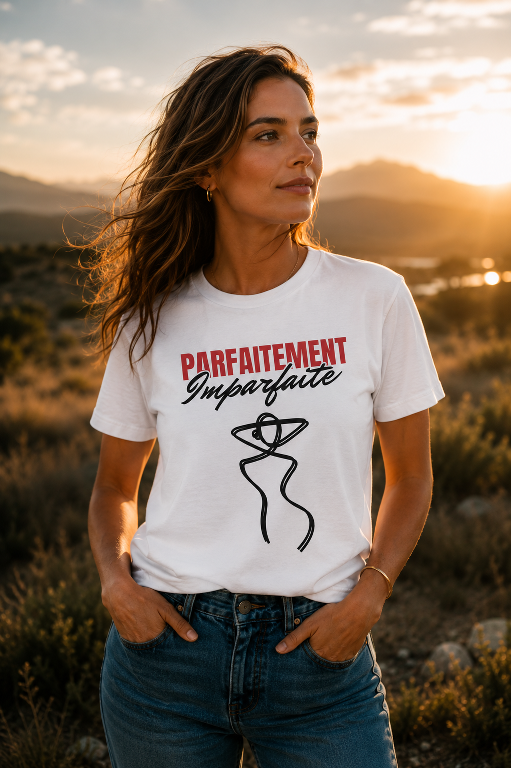 Teeshirt femme JEXPRIME - Parfaitement, imparfaite