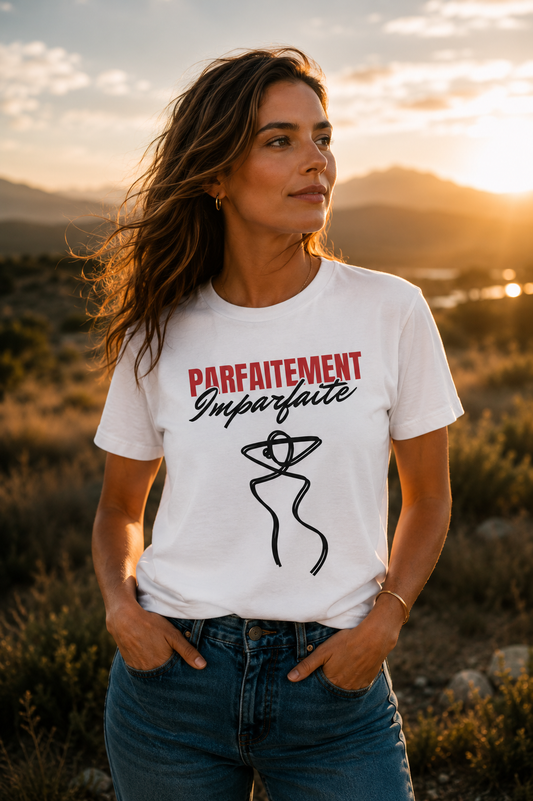 Teeshirt femme JEXPRIME - Parfaitement, imparfaite