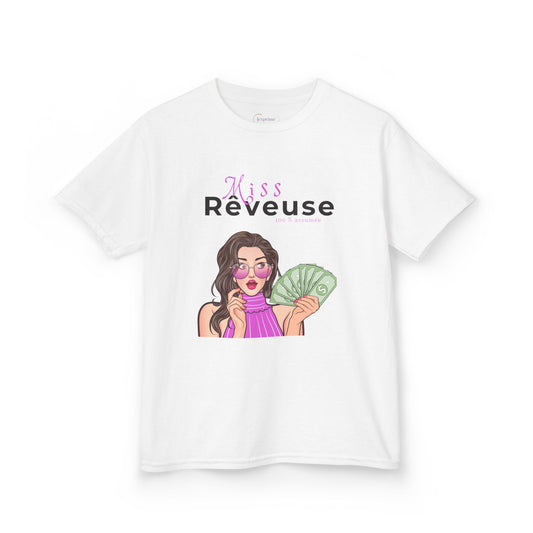 Teeshirt fille - Miss Rêveuse 100 % assumée