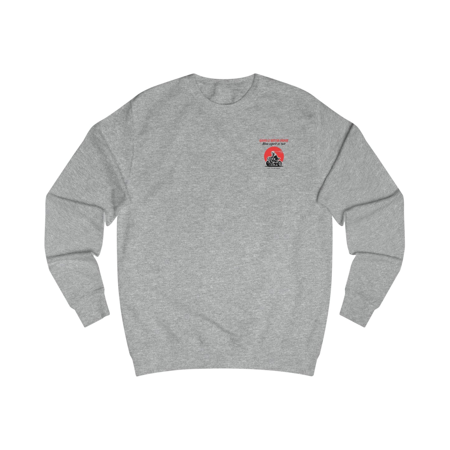 Sweat homme - Quand mon moteur gronde, mon esprit se tait