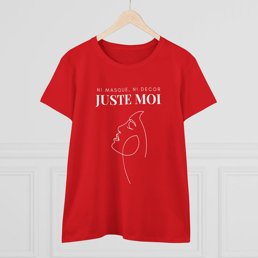 Teeshirt Femme JEXPRIME - Sans décor, ni masque, JUSTE MOI
