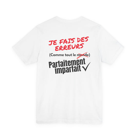 Tee-shirt Homme JEXPRIME – Je fais des erreurs (comme tout le monde) Parfaitement imparfait