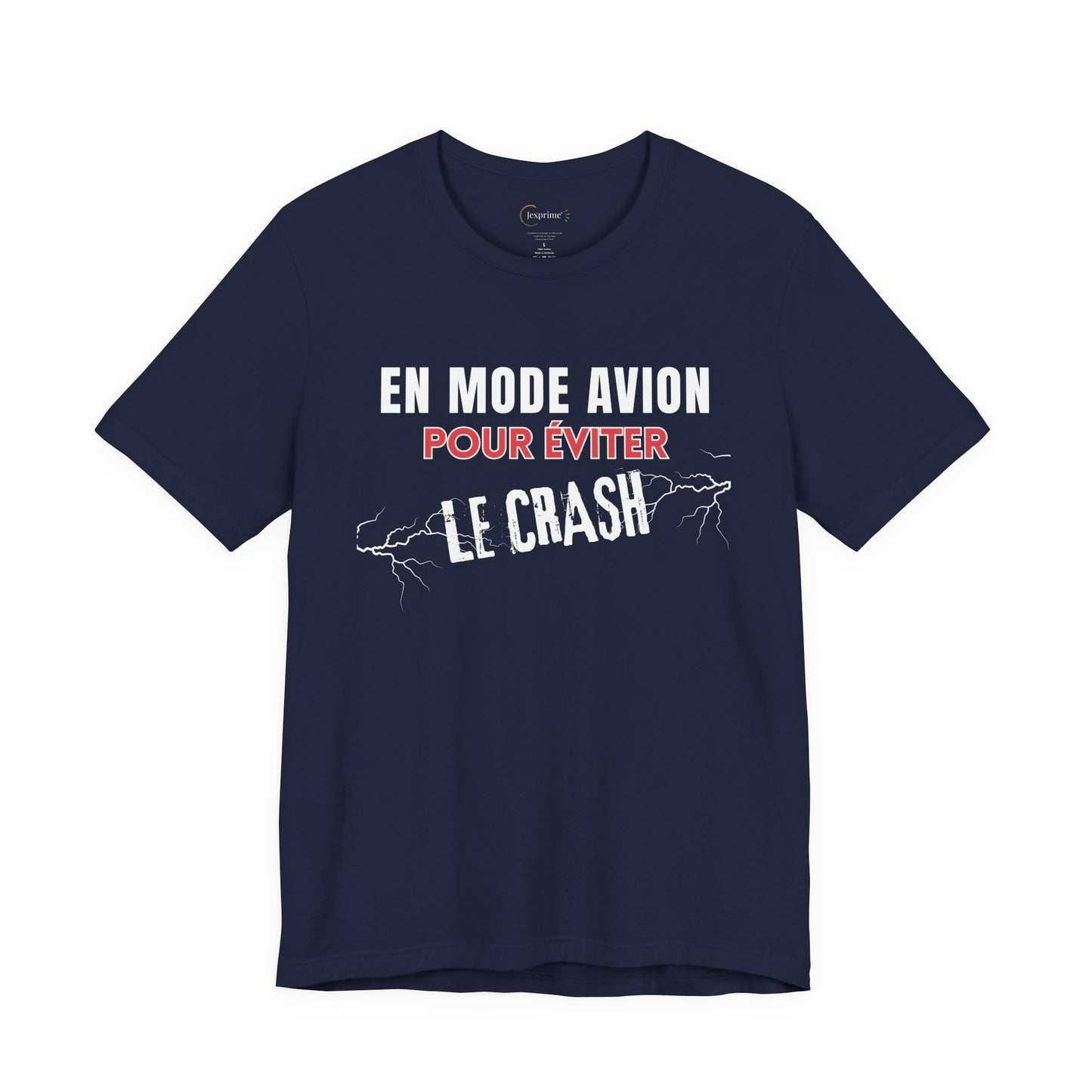 Teeshirt  homme JEXPRIME - En mode avion pour éviter le crash