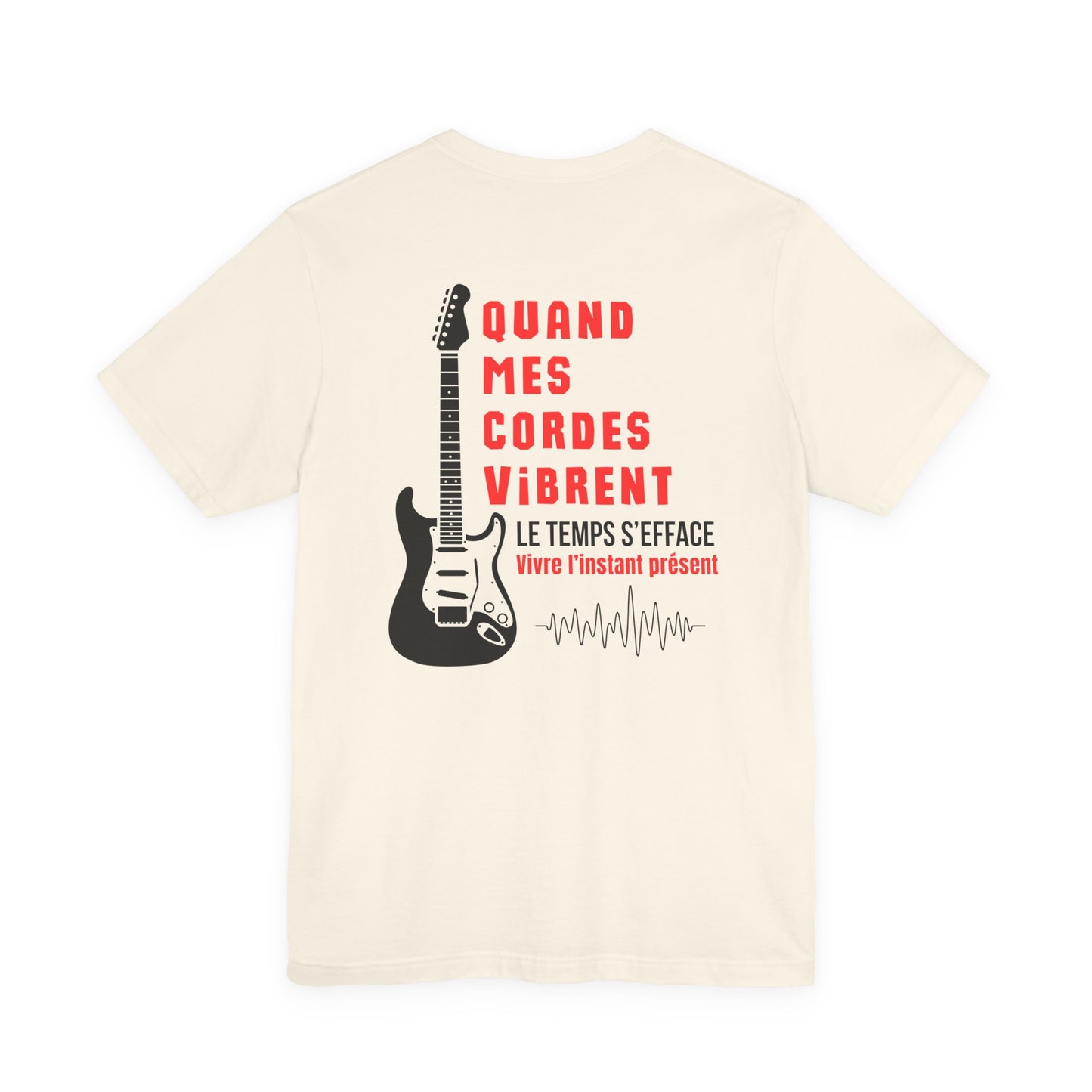 Teeshirt Homme JEXPRIME - Quand mes cordes vibrent, le temps s'efface