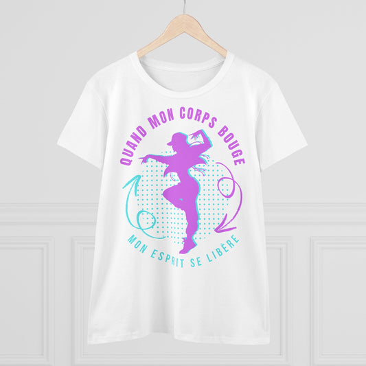 Teeshirt femme JEXPRIME - Quand mon corps bouge, mon esprit se libère