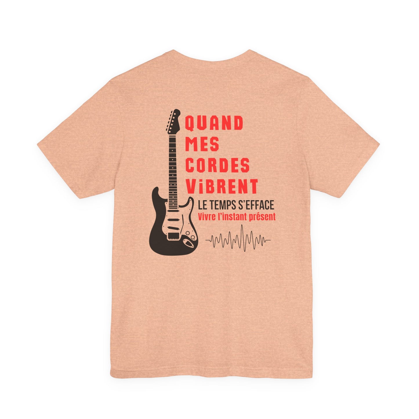 Teeshirt Homme JEXPRIME - Quand mes cordes vibrent, le temps s'efface